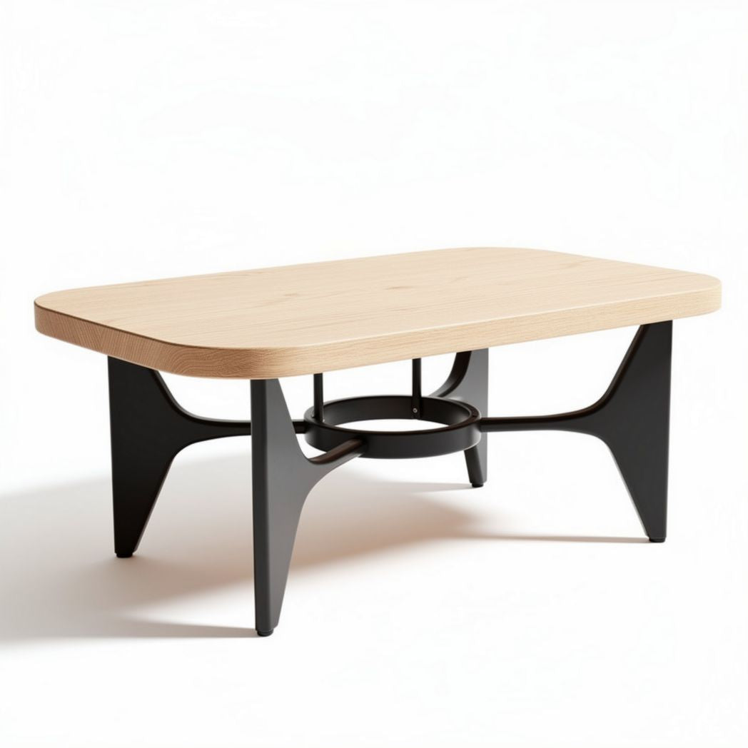Eettafel van hout voor de eetkamer met een modern ontwerp - 120 x 60 x 40cm