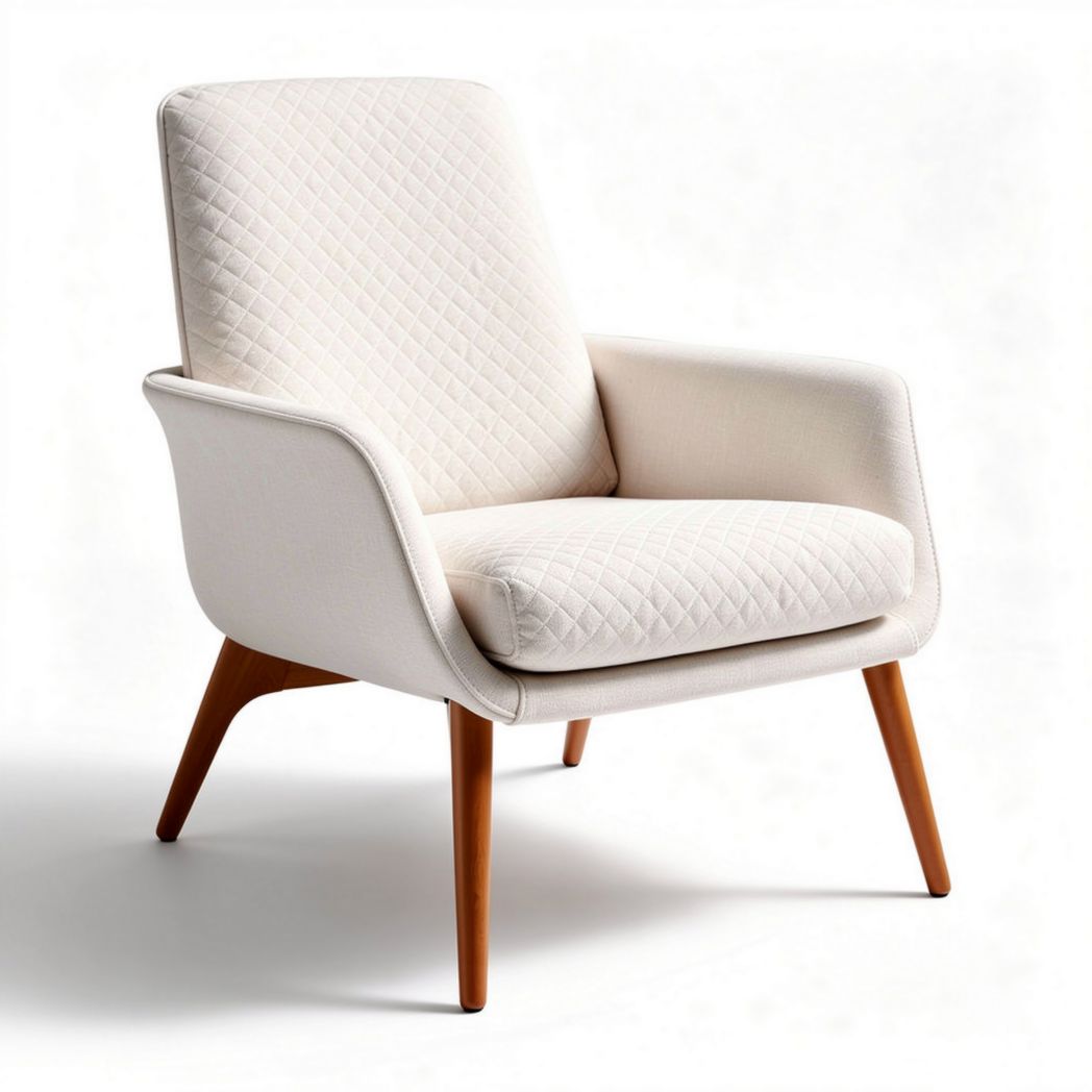 Fauteuil van stof voor de woonkamer - 70 x 80 x 90cm